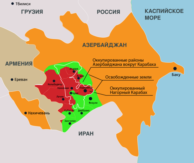 Армения признала, что азербайджанская армия находится на подступах к Ханкенди