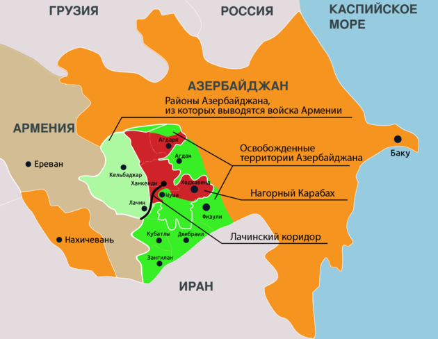 Агдамский район Азербайджана деоккупирован