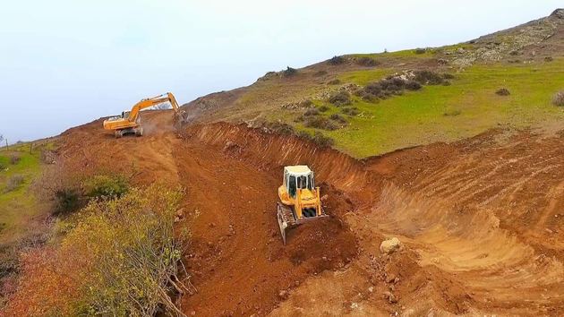 Строительство автомагистрали Ахмедбейли-Физули-Шуша успешно продолжается (ФОТО)