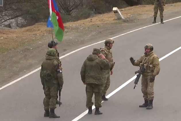 Российские миротворцы приняли участие в передаче Кельбаджарского района Азербайджану (ВИДЕО)