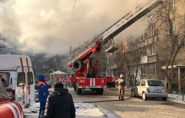 Пожар в многоэтажке Петропавловска унес жизнь пожилой женщины