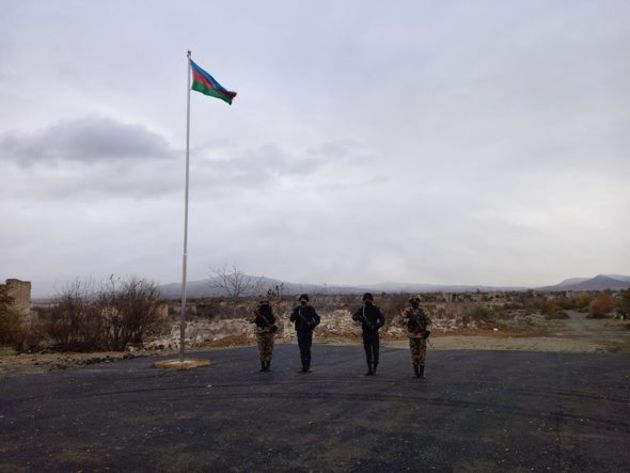 Полиция Азербайджана возобновила работу в освобожденном Агдаме (ФОТО)