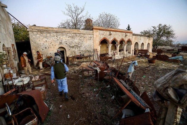 Вот как выглядит дворец Панах Али-хана в Агдаме, разрушенный за годы оккупации ВС Армении (ФОТО)