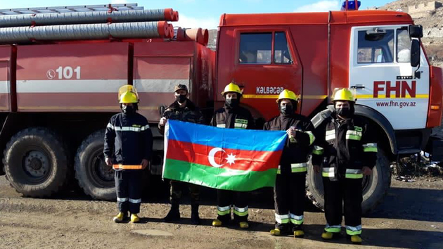 Пожарная часть МЧС Азербайджана открылась в освобожденном Кельбаджаре (ВИДЕО)