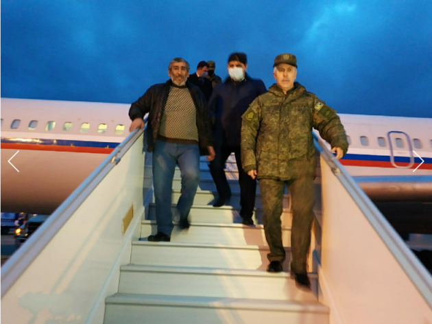Дильгам Аскеров и Шахбаз Гулиев возвратились в Азербайджан
