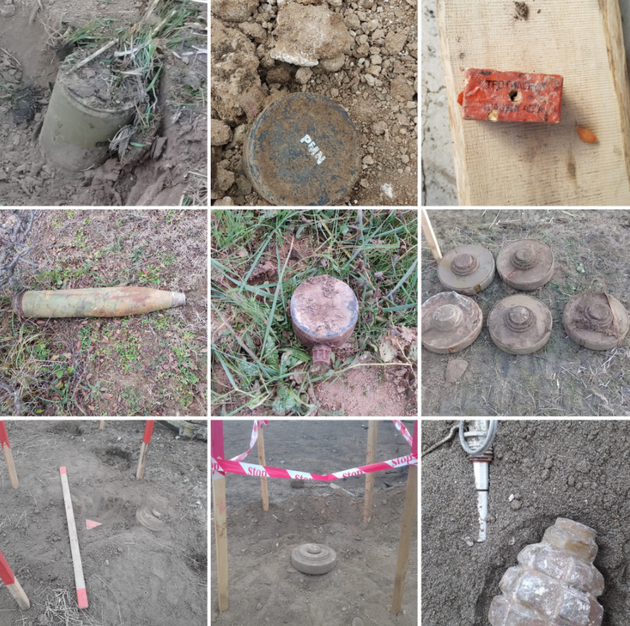 Взрывотехники ANAMA обезвредили 111 мин и боеприпасов в освобожденных районах Азербайджана (ФОТО)