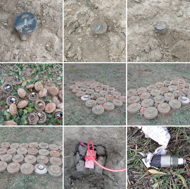 Взрывотехники ANAMA обезвредили 111 мин и боеприпасов в освобожденных районах Азербайджана (ФОТО)