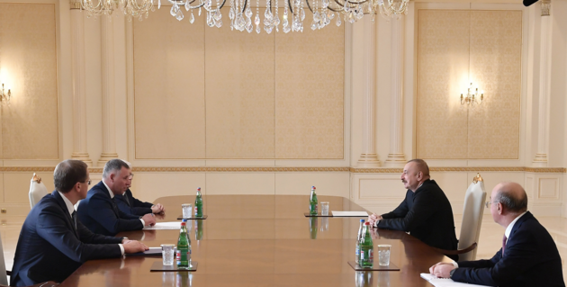 Ильхам Алиев принял главу МЧС России