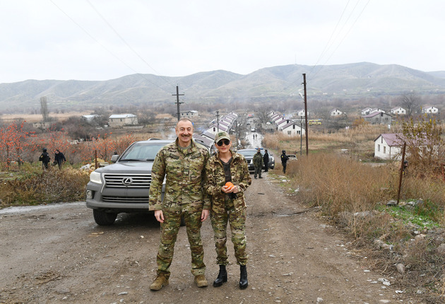 Ильхам Алиев и Мехрибан Алиева посетили освобожденные Зангиланский и Губадлинский районы (ФОТО, ВИДЕО)