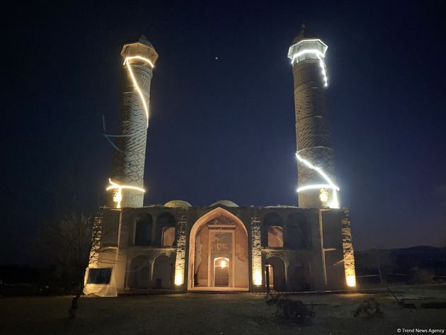 Джума-мечеть в освобожденном Агдаме возрождается (ФОТО)