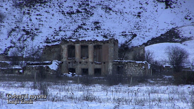 Горное село Исаглы Джебраильского района превратилось в руины (ВИДЕО)