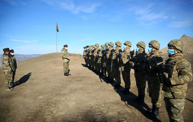 В Азербайджане проверили уровень боевой подготовки подразделений на освобожденных территориях