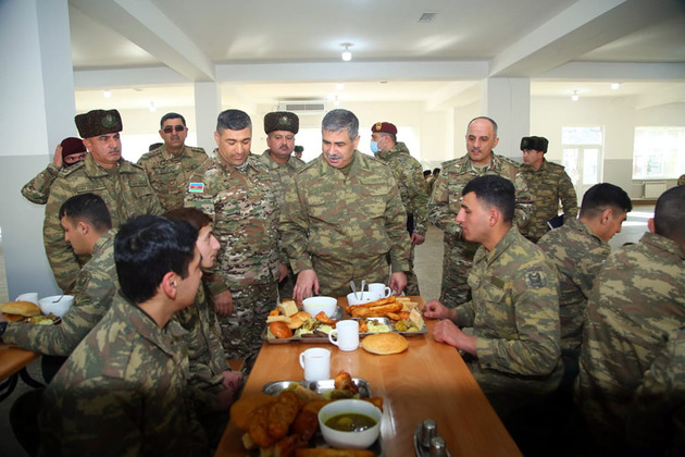 В Азербайджане проверили уровень боевой подготовки подразделений на освобожденных территориях