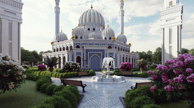 В Грозном возводится мечеть имени Рамзана Кадырова