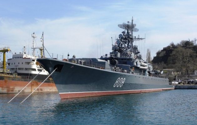 Сторожевой корабль "Пытливый" разгромил условного противника в Черном море 