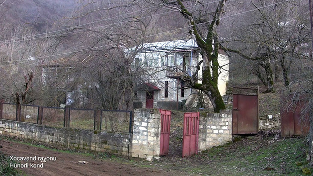 Вот каким стало село Хунерли Ходжавендского района Азербайджана (ВИДЕО)