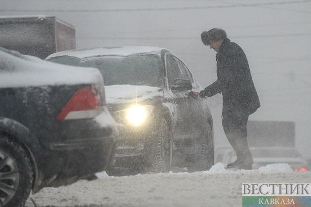 Жителей Ставрополья ждет ураганный ветер со снегом
