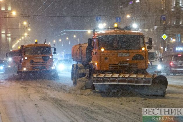 Снегопад и холода парализовали Тбилиси