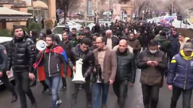 В Ереване завершилась акция оппозиции