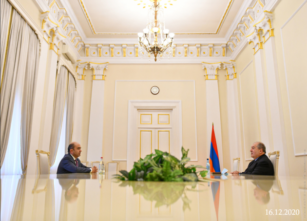 Президент Саркисян принял лидера "Просвещенной Армении"