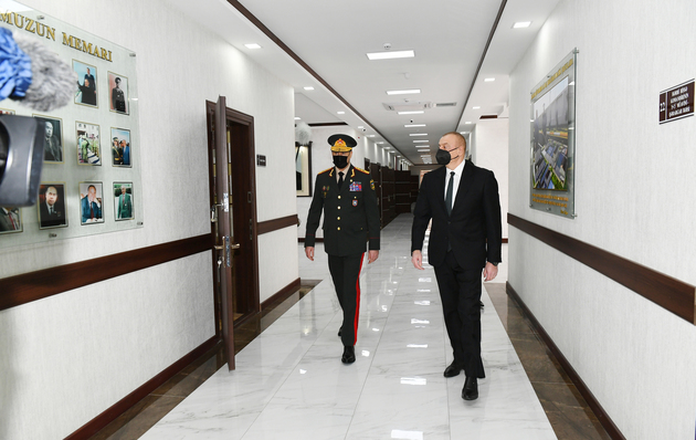 Ильхам Алиев открыл новую воинскую часть Внутренних войск Азербайджана (ФОТО)