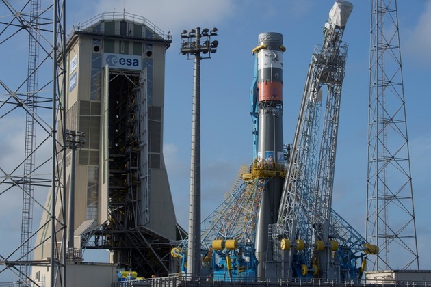 Европейские спутники отправят в космос на российском "Союзе"