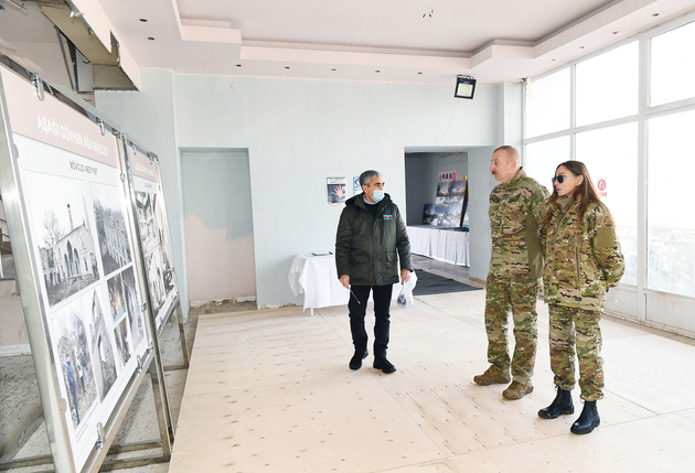 Ильхам Алиев в Шуше: мы восстанавливаем историю (ФОТО)