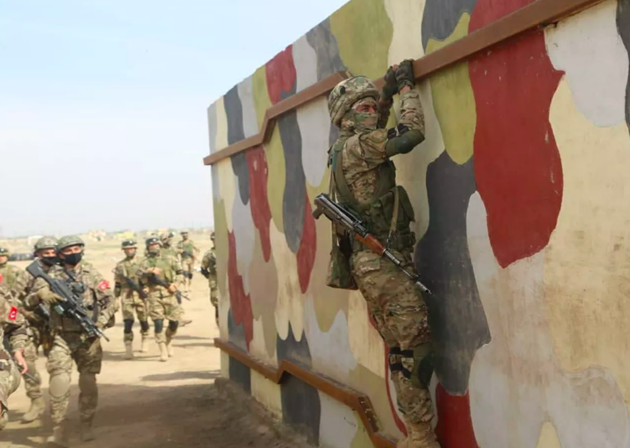 Спецназ Узбекистана и Турции проводят совместные учения на границе с Афганистаном