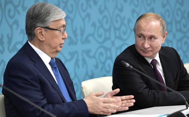 Путин и Токаев обсудили торгово-экономическое сотрудничество и коронавирус