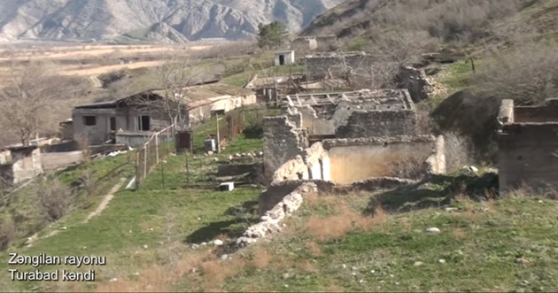 Вот во что превратили ВС Армении азербайджанское село Турабад Зангиланского района (ВИДЕО)