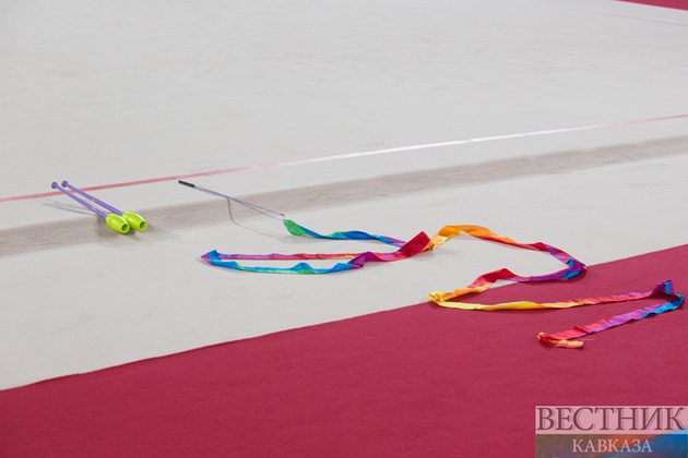 В Баку начался первый день соревнований Кубка мира по художественной гимнастике 