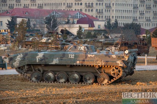 В Баку открыт Парк военных трофеев