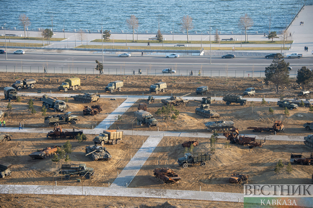 Парк военных трофеев в Баку (ФОТО)