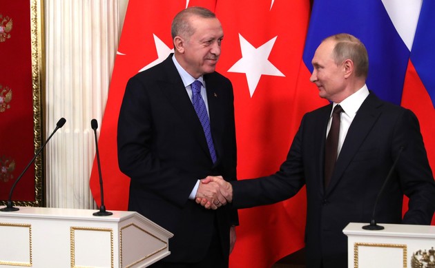 Путин поздравил Эрдогана и народ Турции с завершением Рамадана