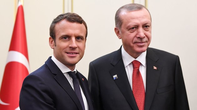 Эрдоган и Макрон встретились перед саммитом НАТО