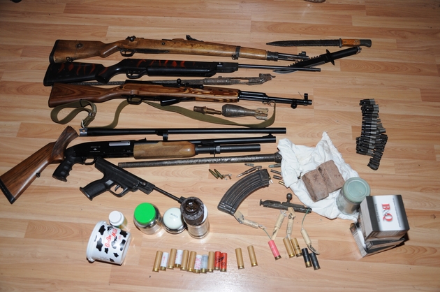 В Крыму ликвидировали мастерскую подпольных оружейников