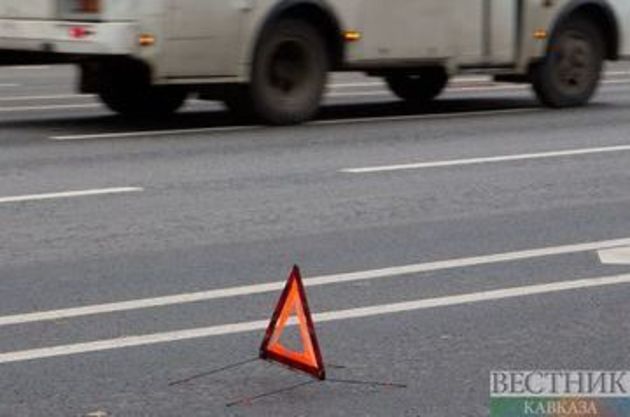 В Адыгее столкнулись пассажирский автобус и КамАЗ