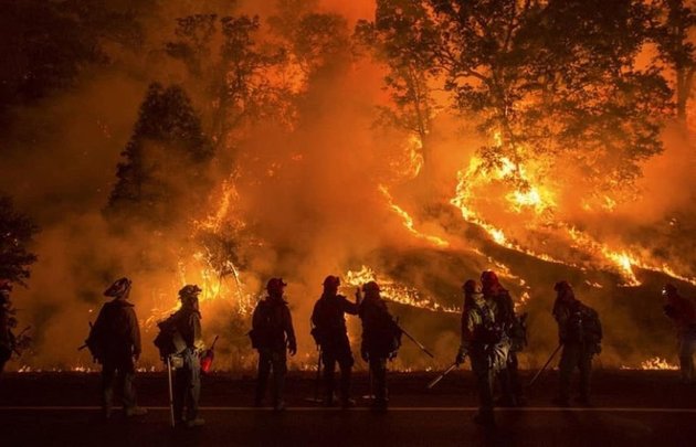 Лесные пожары в Турции по состоянию на 11 августа