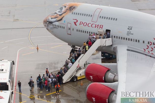 В Пулково аварийно приземлился самолет "Россия"