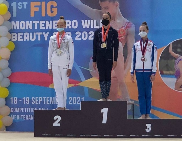 Гимнастки из Азербайджана завоевали шесть медалей в Черногории 