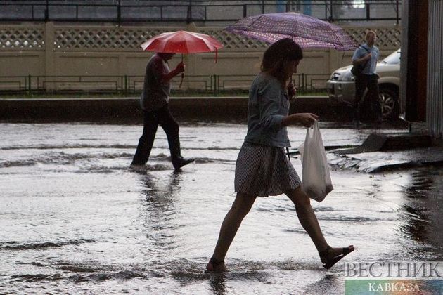 Жителям Северного Кавказа пообещали дожди до выходных 