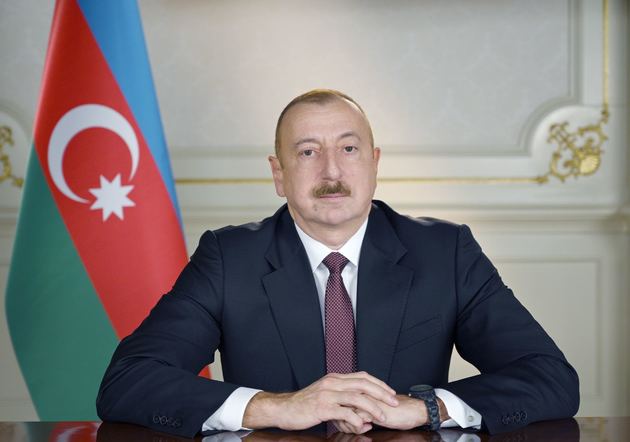 Ильхам Алиев заложил первый камень в фундамент города Физули