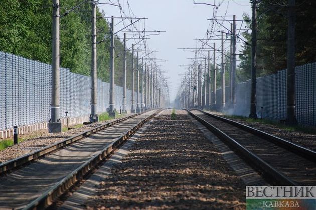 Обрыв провода остановил поезда в Грузии