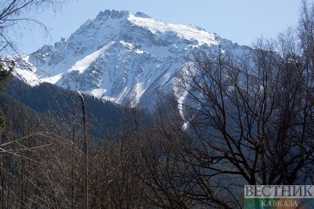 Горы Крыма замело первым снегом 