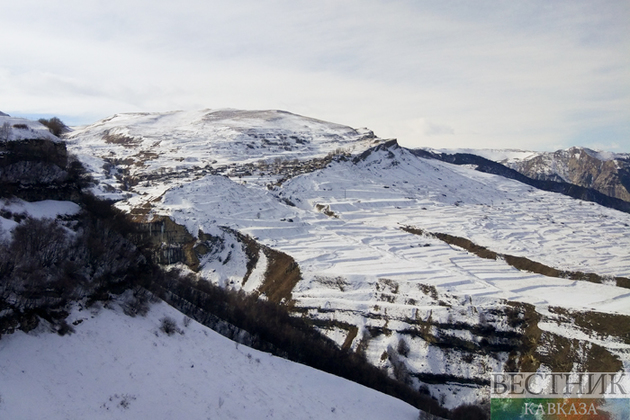 Снегопад ограничил дорогу в Хевсурети 