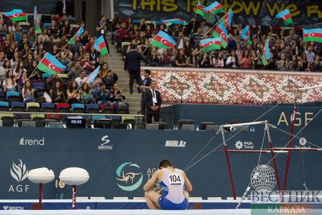 Определились финалисты Всемирных соревнований в Баку в синхронных прыжках на батуте