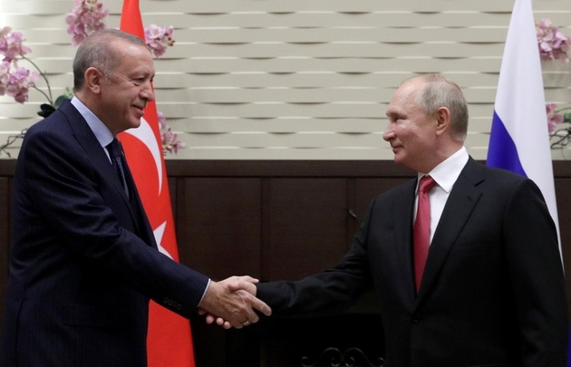 Путин и Эрдоган обсудили урегулирование между Азербайджаном и Арменией