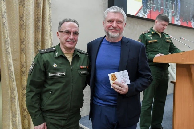 Гия Саралидзе награжден медалью Минобороны "За достижения в военно-политической работе"