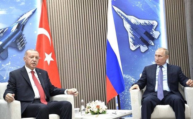Эрдоган пригласил Путина в Турцию