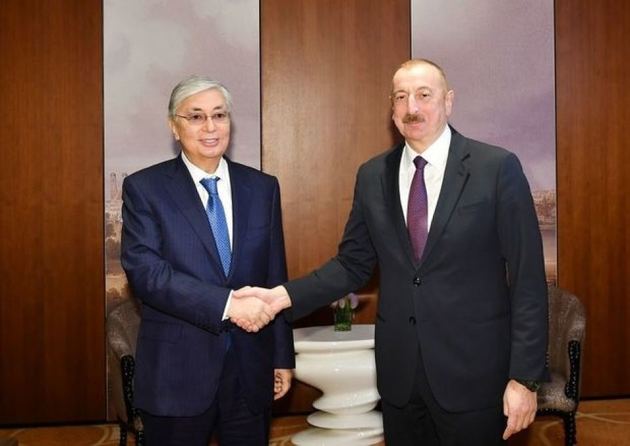 Ильхам Алиев поздравил Касым-Жомарта Токаева с избранием председателем партии &quot;Нур Отан&quot;